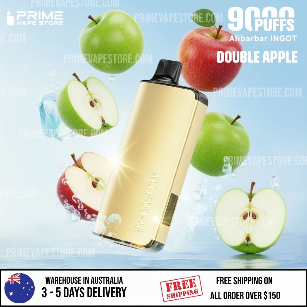 ALIBARBAR INGOT 9000 Puffs Double Apple