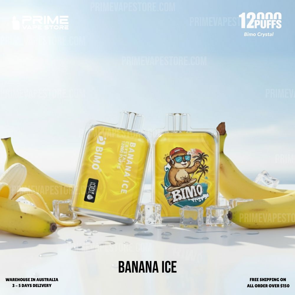 BIMO Crystal 12000 Puffs Banana Ice