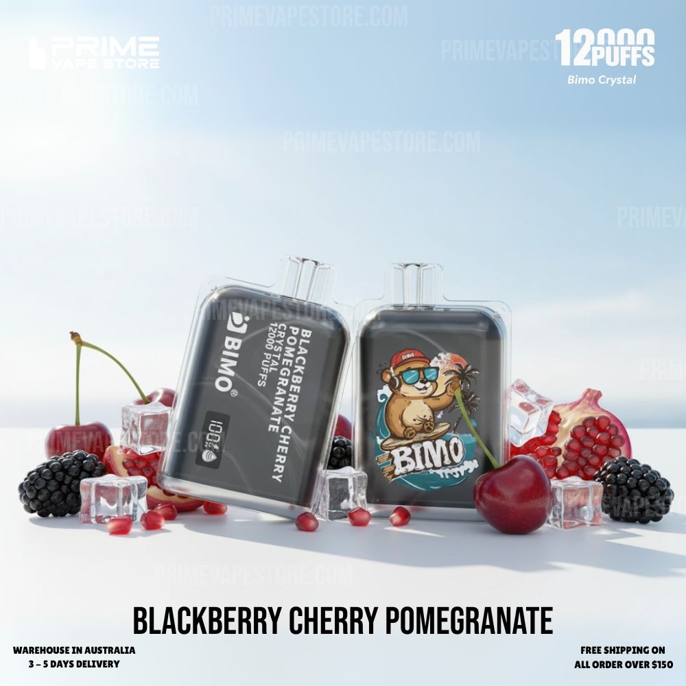 BIMO Crystal 12000 Puffs Blackberry Cherry Pomegranate