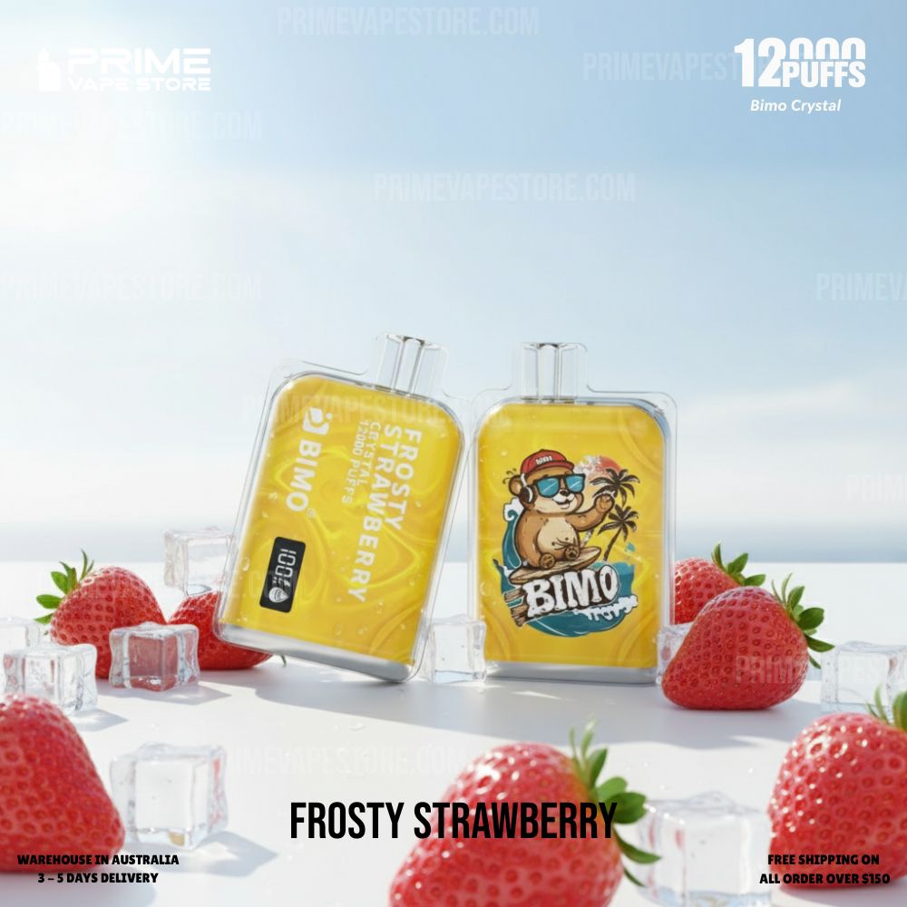 BIMO Crystal 12000 Puffs Frosty Strawberry