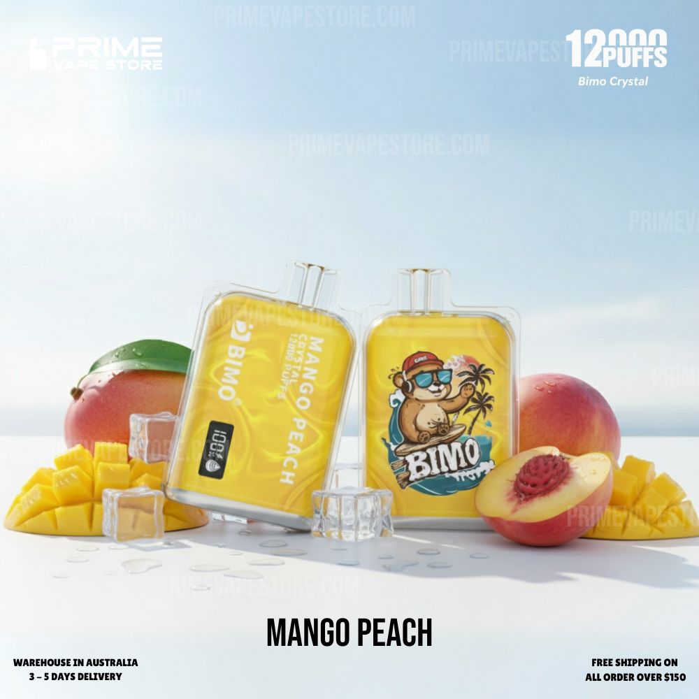 BIMO Crystal 12000 Puffs Mango Peach