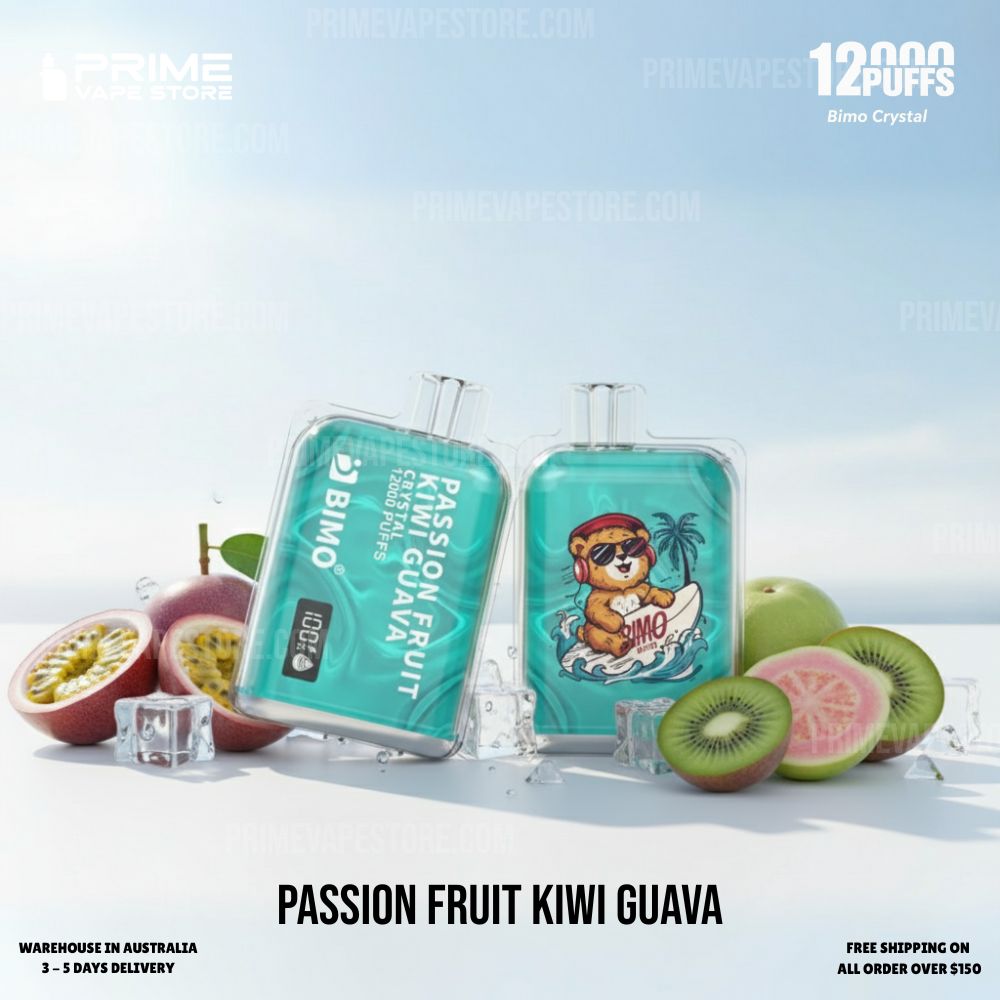 BIMO Crystal 12000 Puffs Passion Fruit Kiwi Guava
