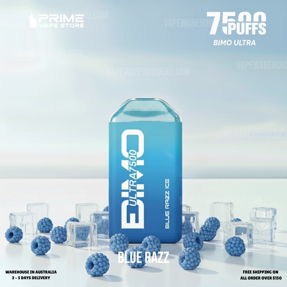 BIMO Ultra 7500 Puffs Blue Razz