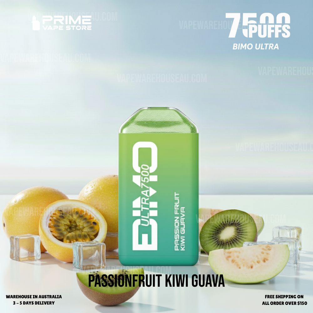 BIMO Ultra 7500 Puffs Passionfruit Kiwi Guava