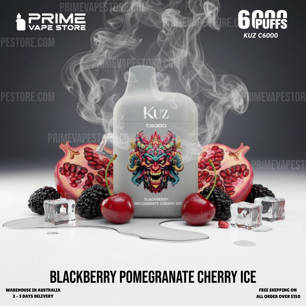 Kuz C6000 Blackberry Pomegranate Cherry Ice