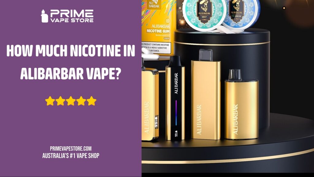 how much nicotine in Alibarbar vape Ingot 9000