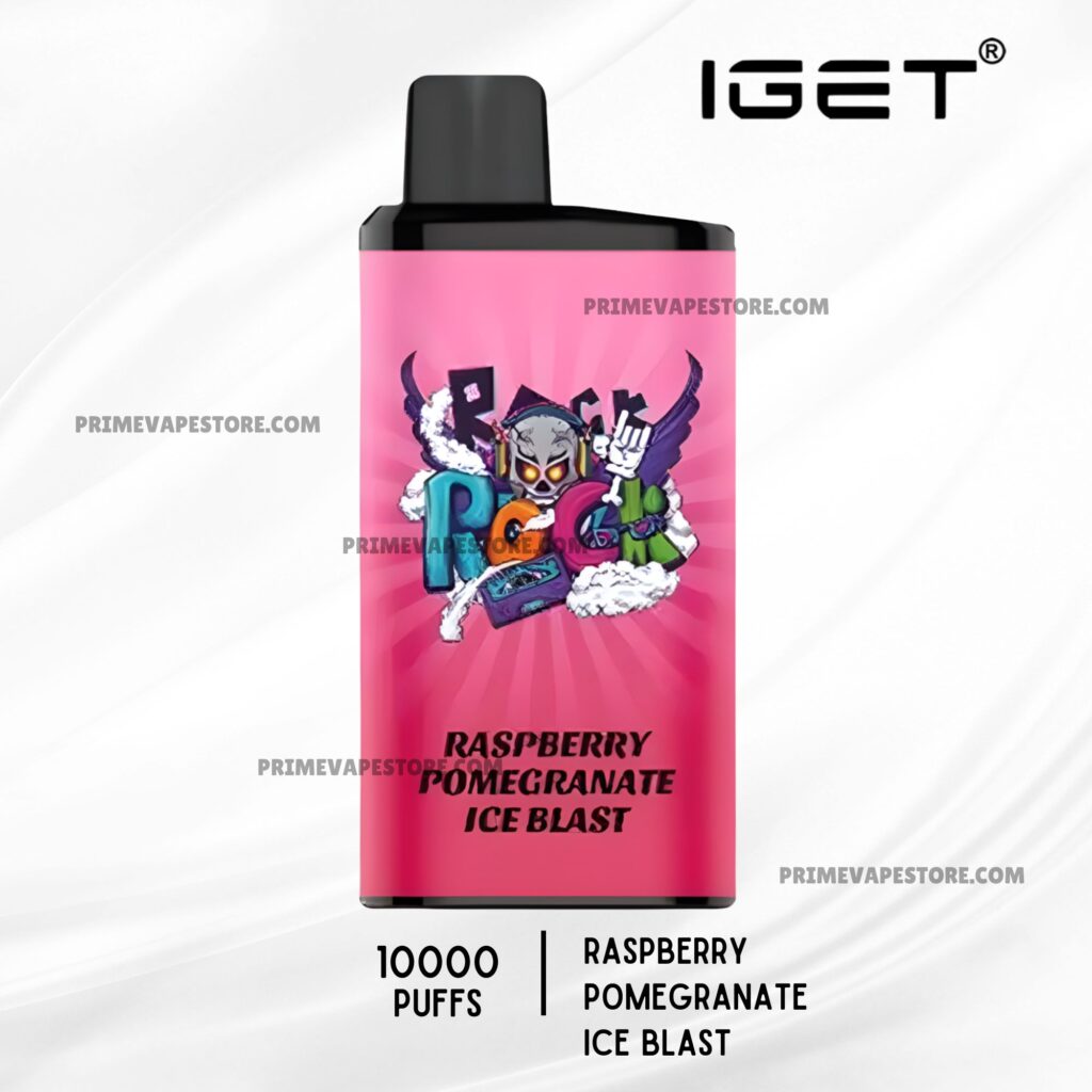 IGET Bar Pro 10000 Puffs Raspberry Pomegranate Ice Blast