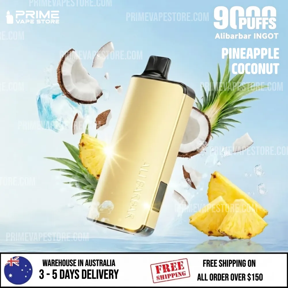 ALIBARBAR INGOT 9000 Puffs Pineapple Coconut