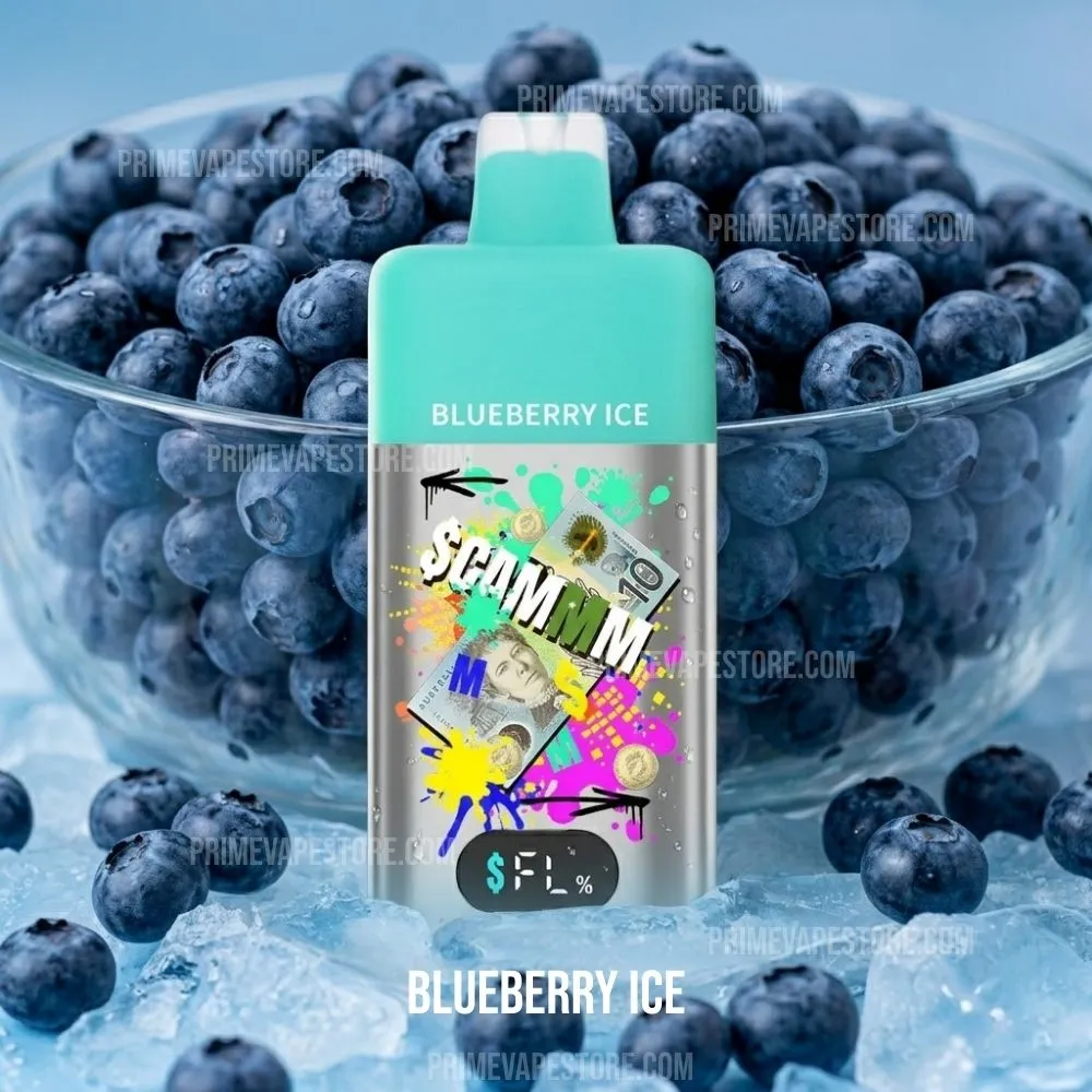 $CAMMM A$ 15K Puffs Blueberry Ice