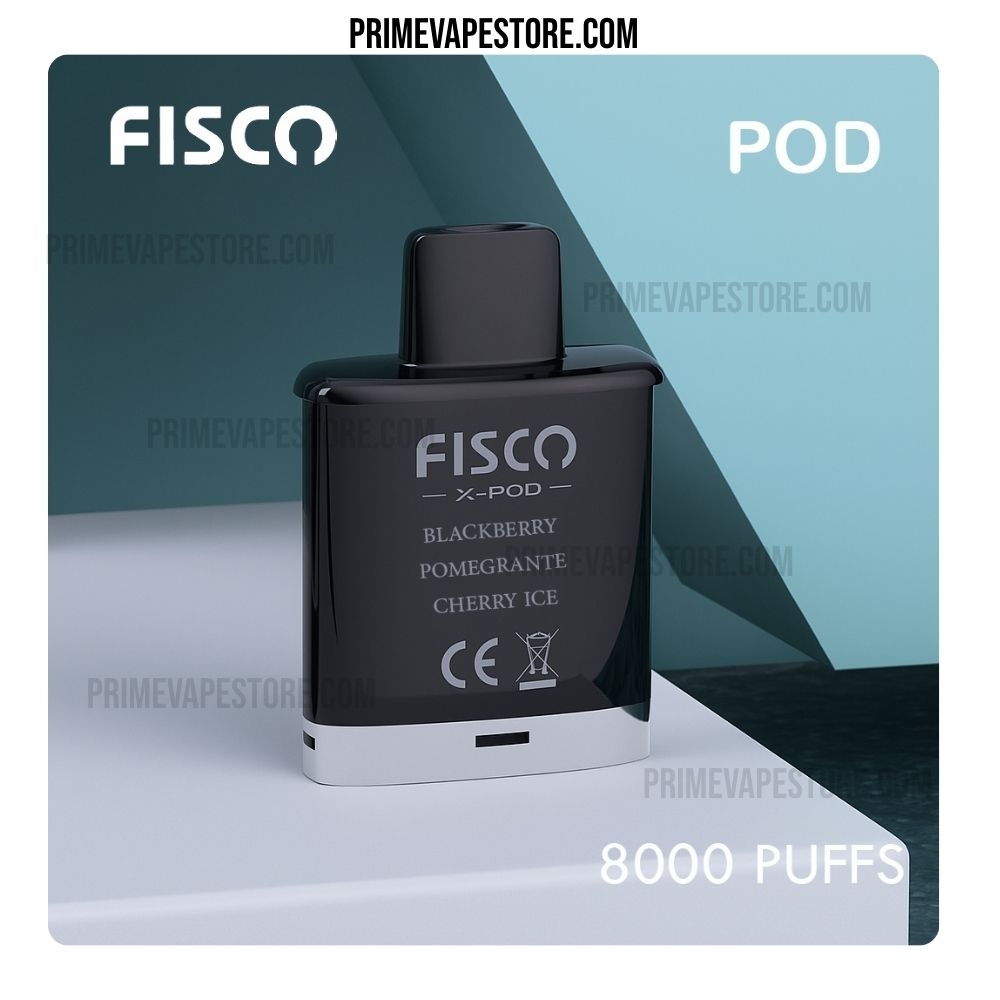 FISCO XPOD 8000 Puffs Blackberry Pomegranate Cherry Ice