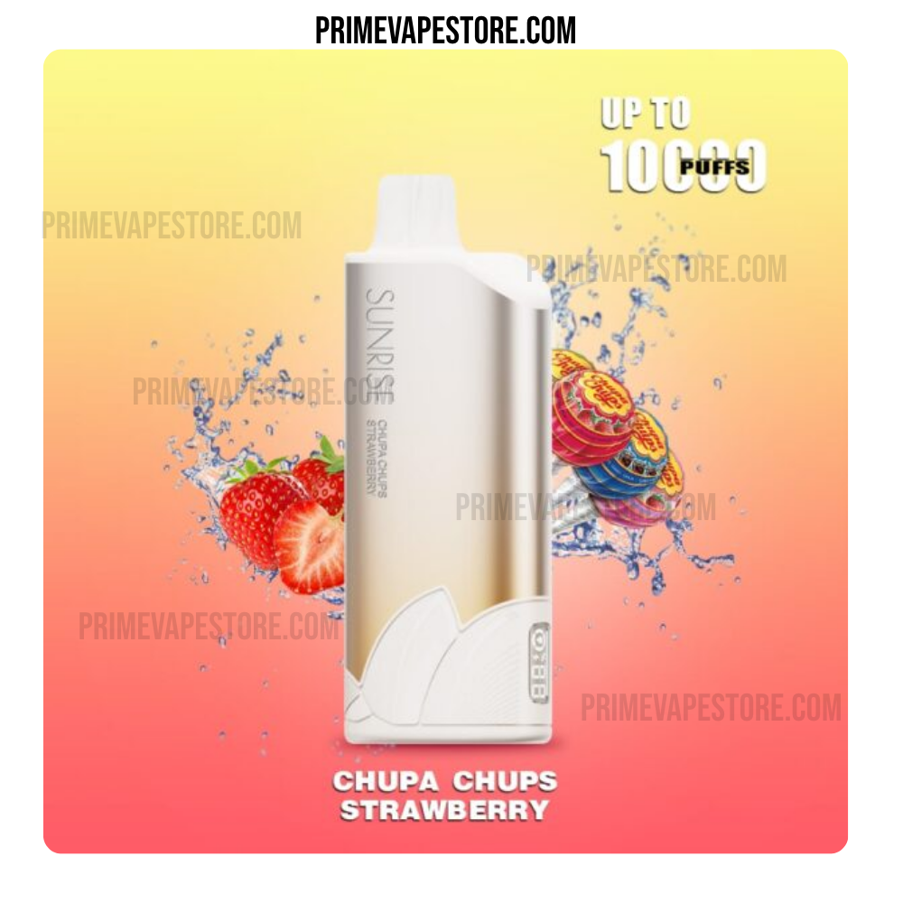 GROO Sunrise 10000 Puffs Chupa Chups Strawberry