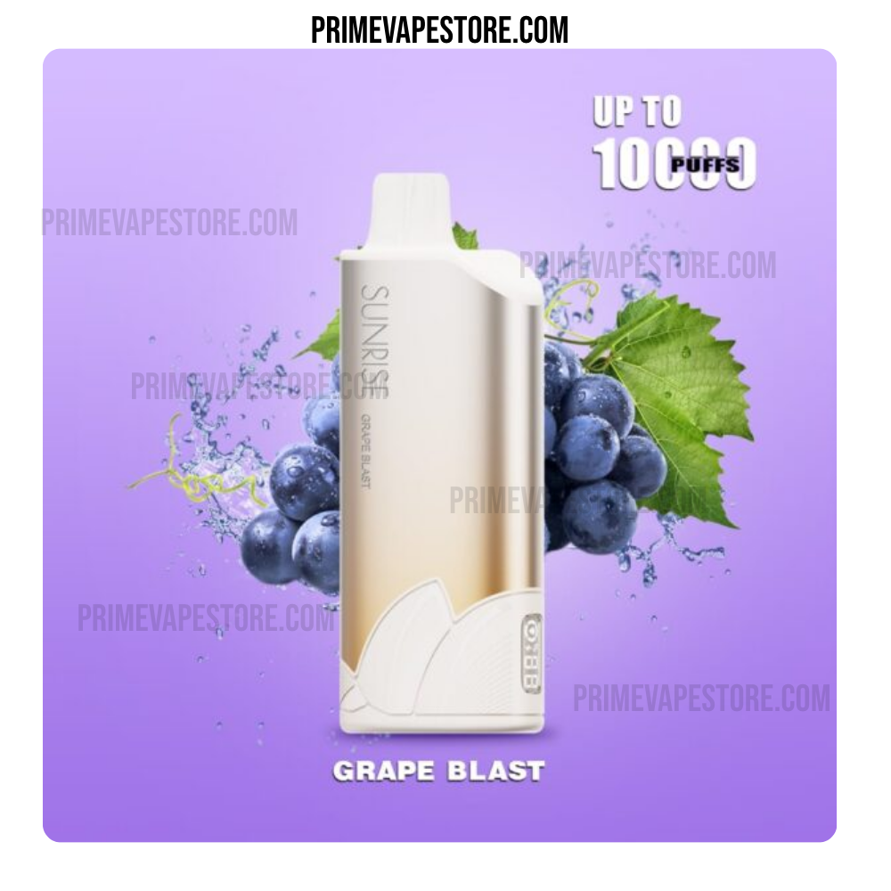 GROO Sunrise 10000 Puffs Grape Blast