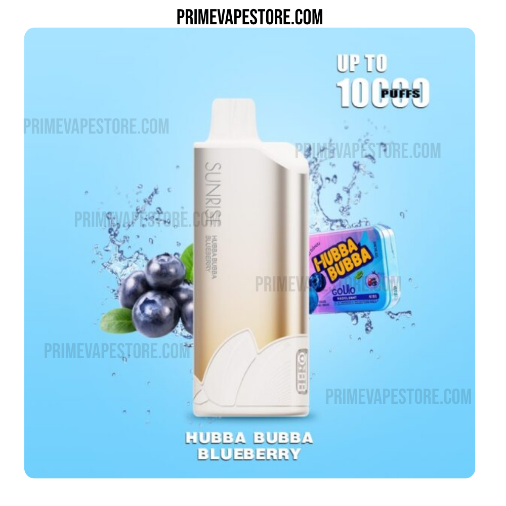 GROO Sunrise 10000 Puffs Hubba Bubba Blueberry