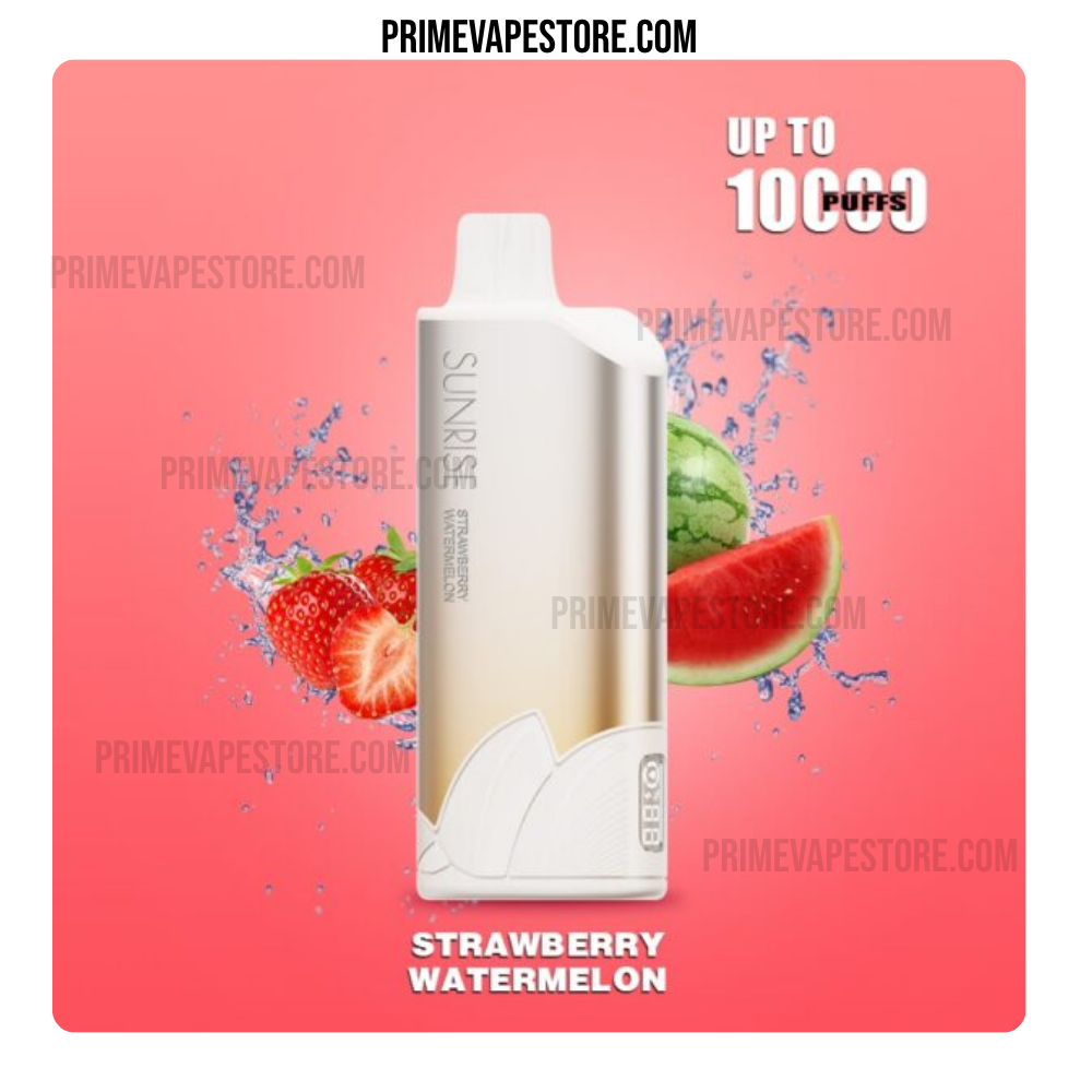 GROO Sunrise 10000 Puffs Strawberry Watermelon