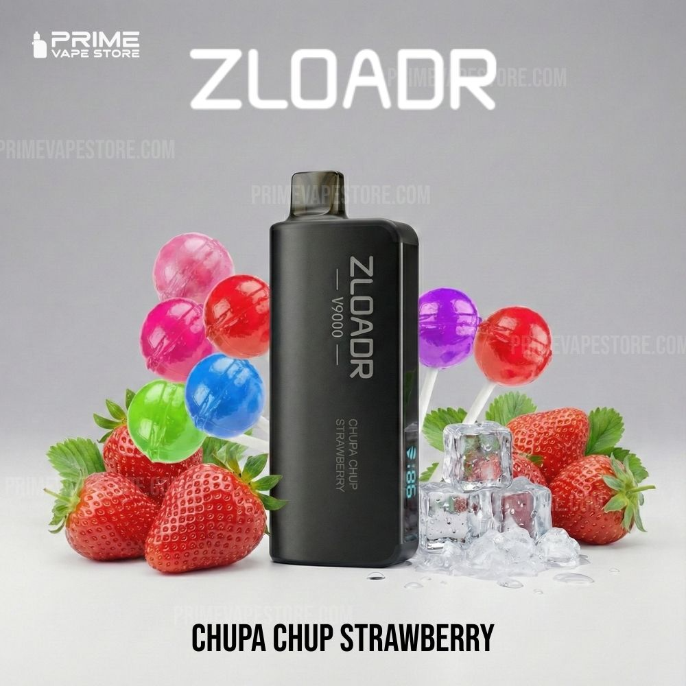 ZLOADR V9000 Puffs Chupa Chup Strawberry