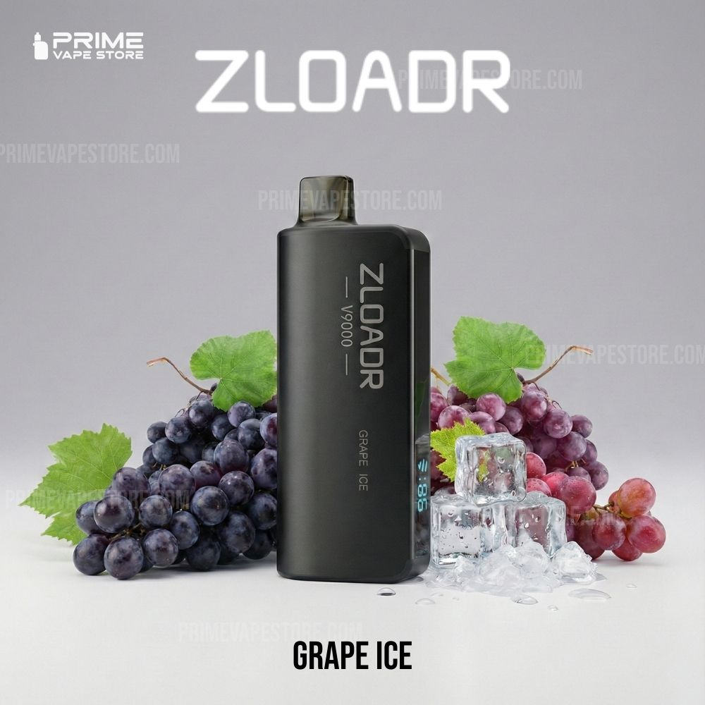 ZLOADR V9000 Puffs Grape Ice