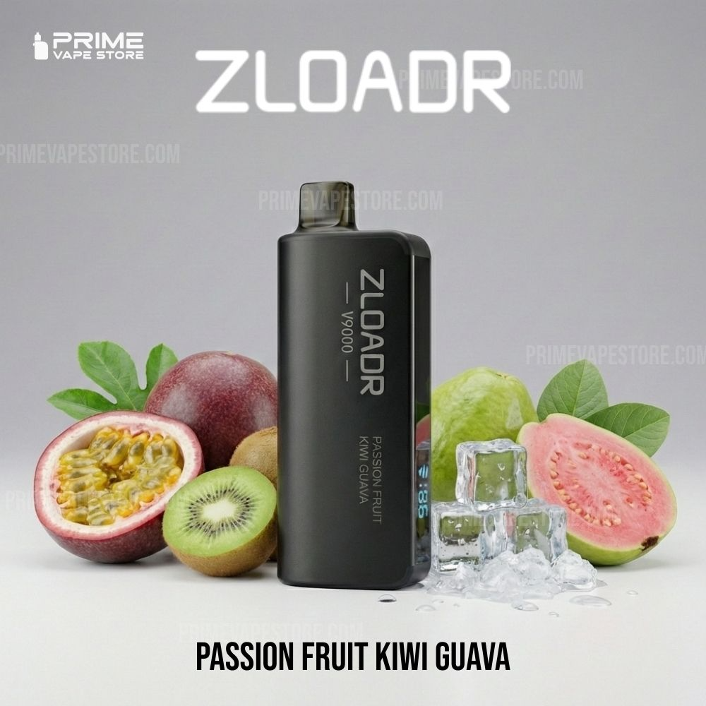 ZLOADR V9000 Puffs Passion Fruit Kiwi Guava