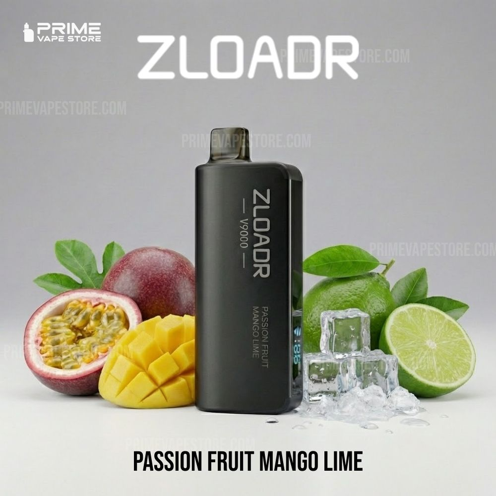 ZLOADR V9000 Puffs Passion Fruit Mango Lime