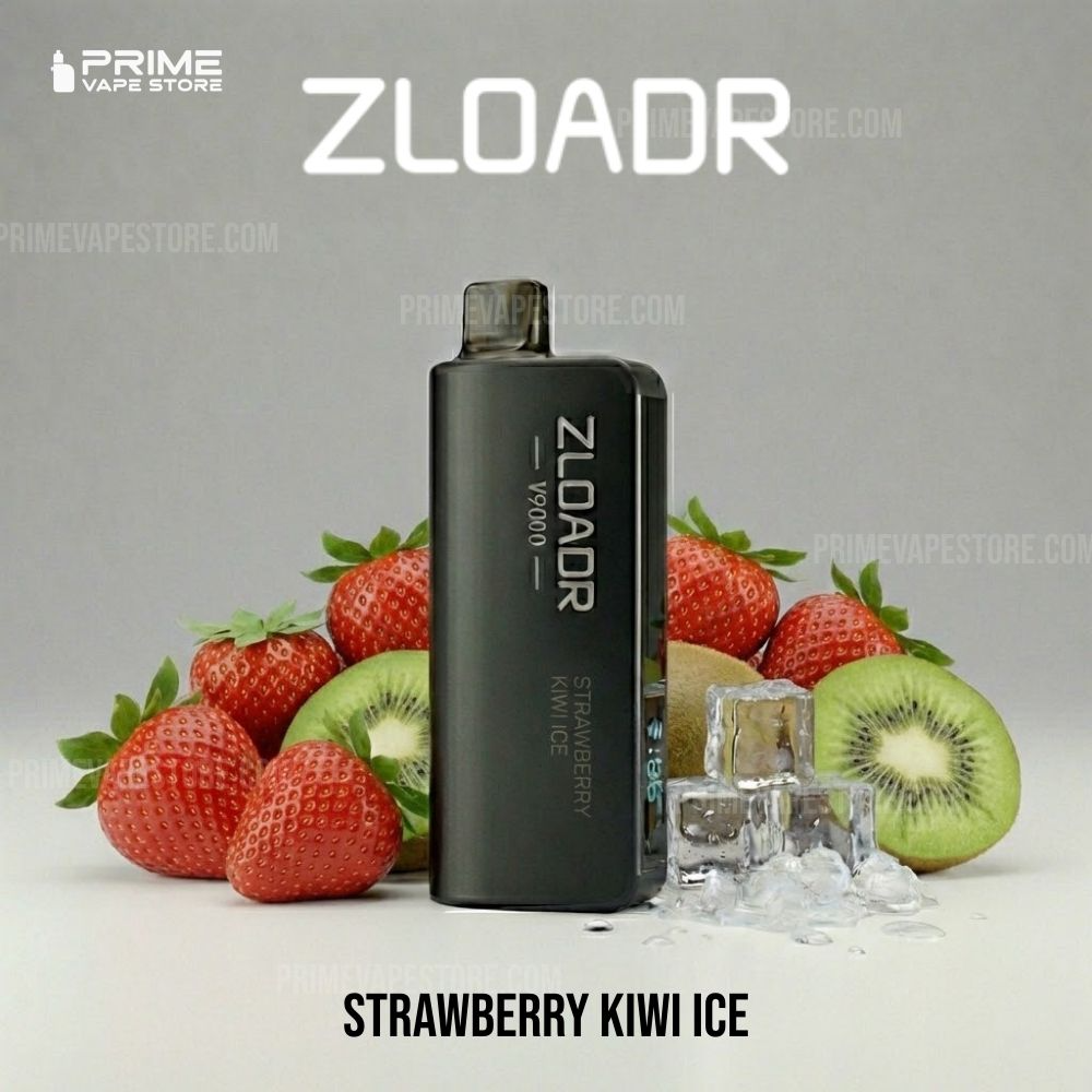 ZLOADR V9000 Puffs Strawberry Kiwi Ice