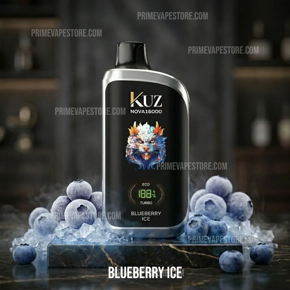 KUZ Nova 16000 Puffs Blueberry Ice