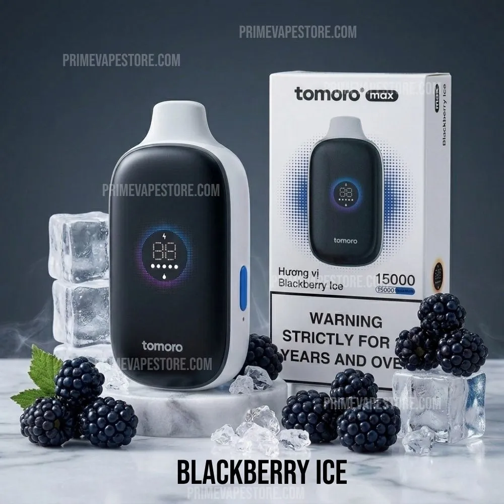 Tomoro 15000 Puffs Blackberry Ice