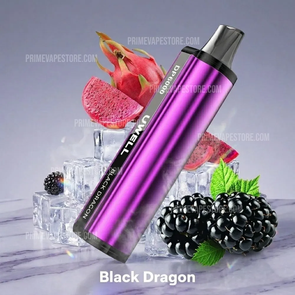 Uwell 6000 Puffs Black Dragon Ice
