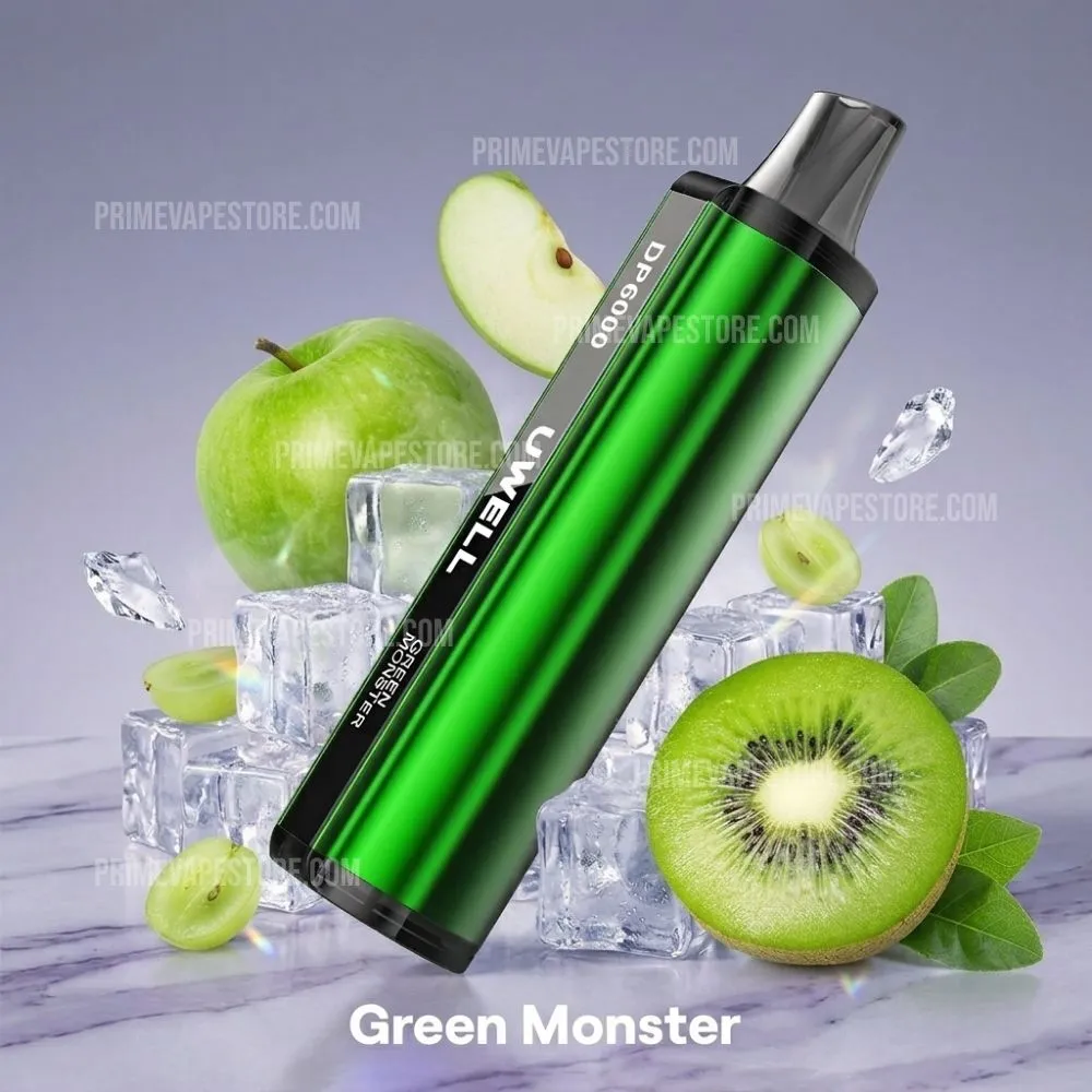 Uwell 6000 Puffs Green Monster